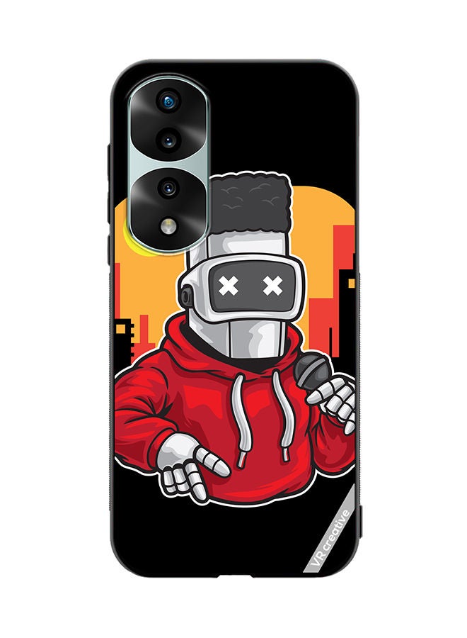 VR CREATIVE Protective Case Cover For Honor 70 Pro Robot Dancer Design Multicolour - Image 1