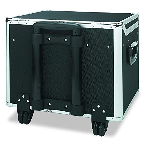 Vaultz Locking Mobile File Chest, Letter/Legal Files, 17.5" X 15.5" X 14.5", Black - Image 4