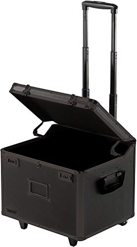 Vaultz Locking Mobile File Chest, Letter/Legal Files, 17.5" X 15.5" X 14.5", Black - Image 3