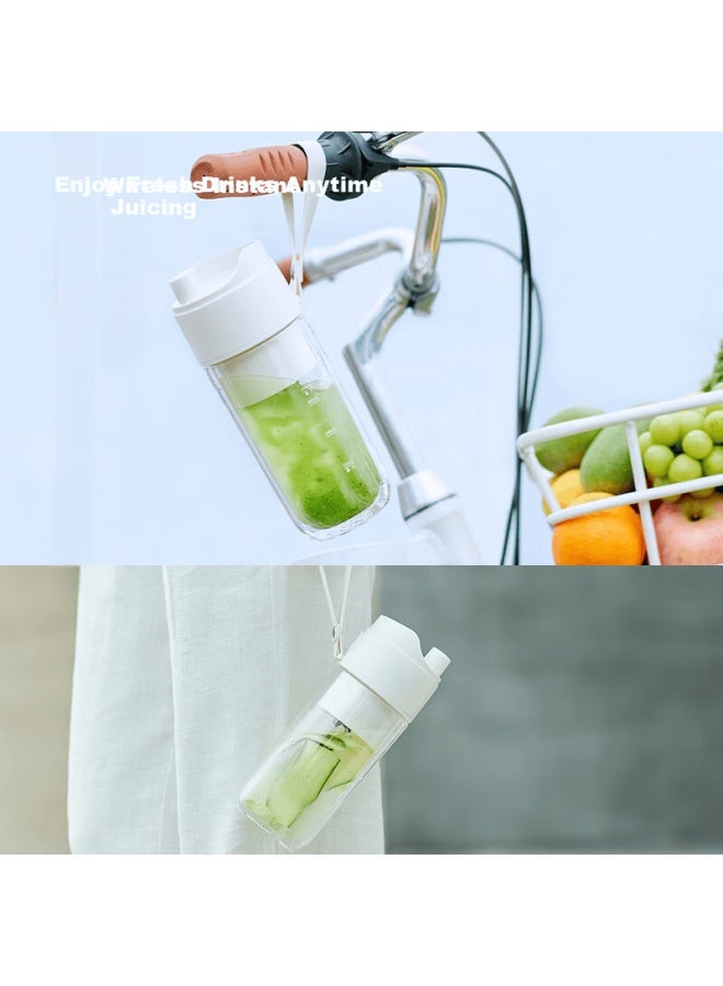 Olayks Instant Double-layer Glass Juicer Cup Hollow Insulated Portable Juicer Multifunctional Small Household Juice Blender Fresh Fruit And Vegetable Juicer With Ice Crushing Travel Cup - Image 5