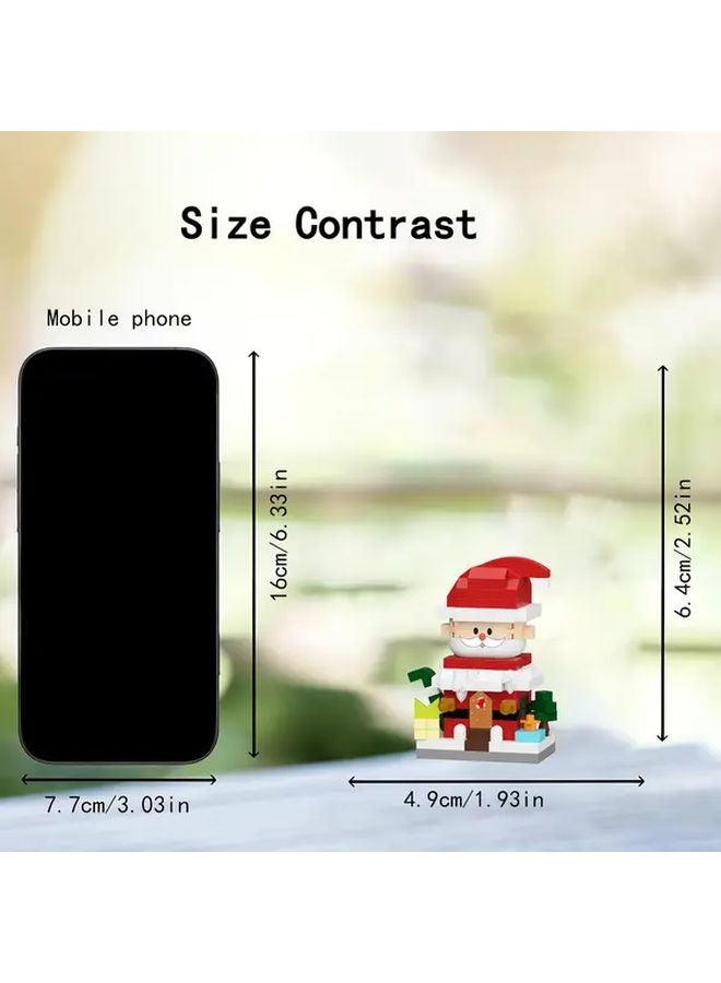 K464 DIY Building Blocks Christmas Series Desktop Decoration Holiday Gift - Image 3