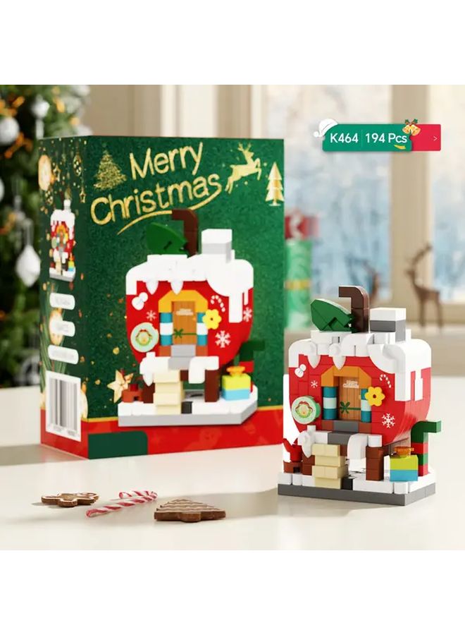 K464 DIY Building Blocks Christmas Series Desktop Decoration Holiday Gift - Image 1