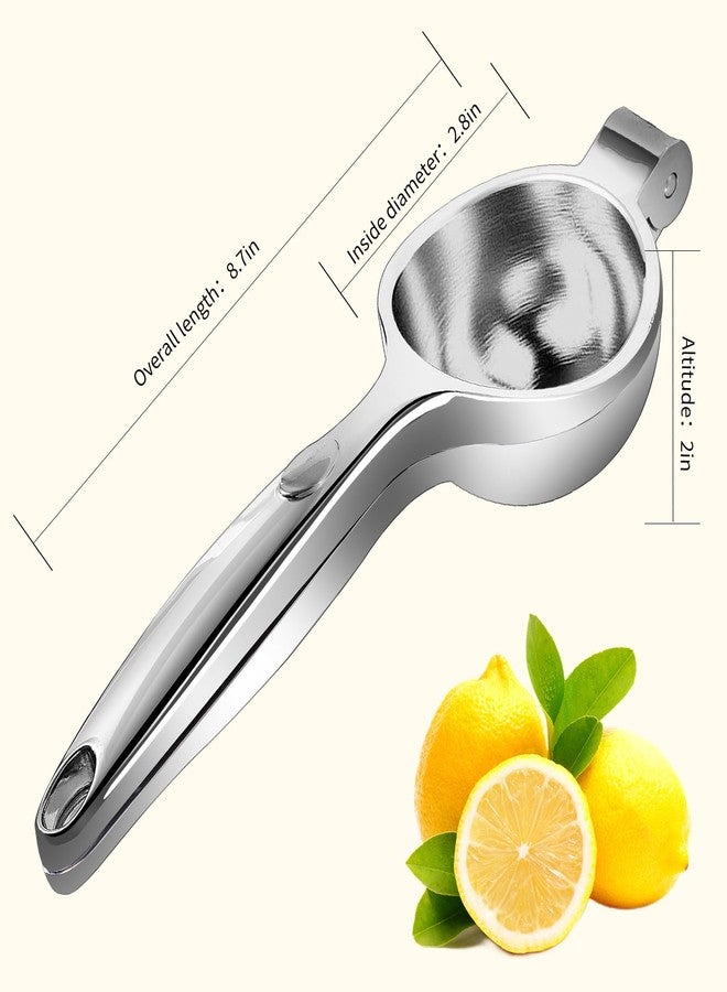 GIUOIDUOPremium Lemon Squeezer, Large Heavy Duty Handhelp Juicer for LemonSqueezer, Stainless Steel Hand Press Citrus Juicer, Lime Squeezer Bar Tool, Manual Citrus Press - Image 4