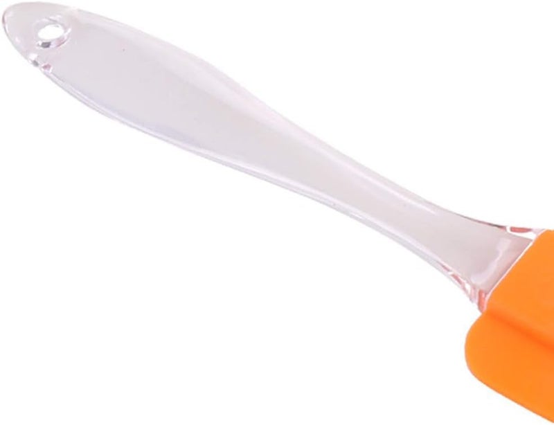 Black Olive Silicone Cooking Spatula With Plastic Handle - Heat Resistant, Flexible Kitchen Scraper For Baking, Mixing & Cooking - Non-Stick Safe Turner For Cake Batter, Cream & Sauces(Multicolor,1Pc) - Image 3