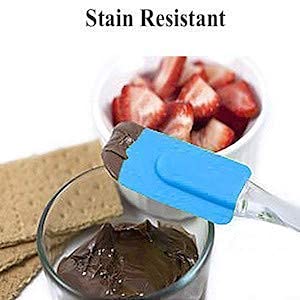 Black Olive Silicone Cooking Spatula With Plastic Handle - Heat Resistant, Flexible Kitchen Scraper For Baking, Mixing & Cooking - Non-Stick Safe Turner For Cake Batter, Cream & Sauces(Multicolor,1Pc) - Image 4