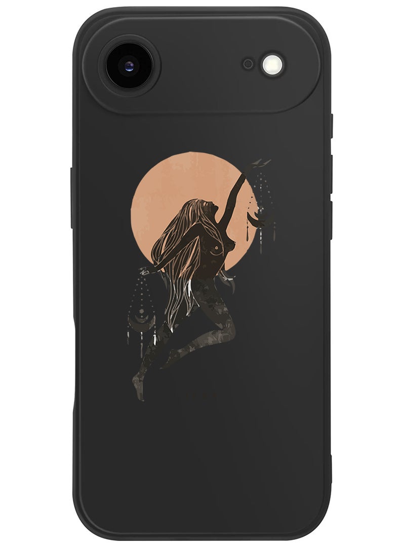 Theodor Protective Slim Fit Case Liquid Silicone Cover with Full Body Protection Anti-Scratch Shockproof Case For Apple iPhone 17 Air (Black) Libra - Image 1