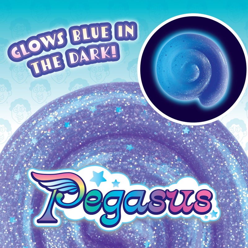 Crazy Aaron's Thinking PuttyÂ® - Pegasus - Glow in The Dark Sensory Putty for Kids and Grown ups in a 4" Tin - Creative and Endless Fun, Stress Relief Therapy Toys, Never Dries Out - Made in USA - Image 2