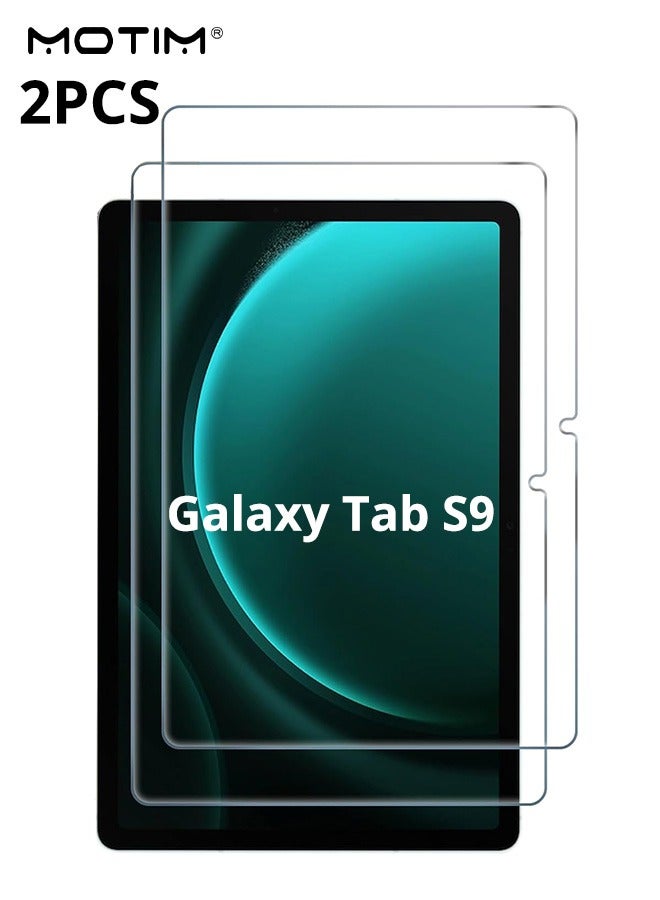Motim 2 Pack Samsung Galaxy Tab S9 Screen Protector 11-Inch, HD Clear Tablet Tempered Film for 10.9" Galaxy Tab S9  - Image 1