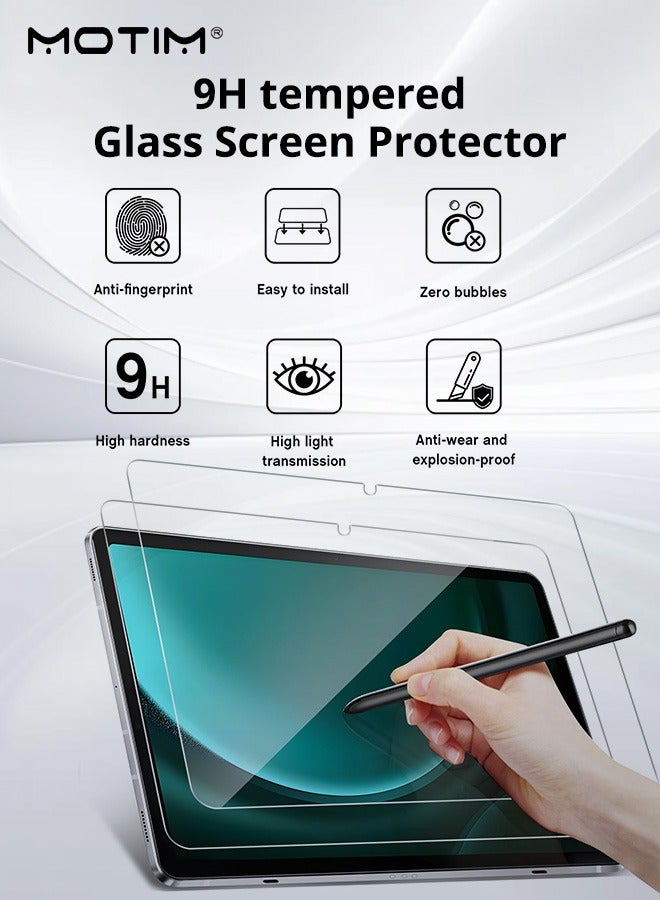 Motim 2 Pack Samsung Galaxy Tab S9 Screen Protector 11-Inch, HD Clear Tablet Tempered Film for 10.9" Galaxy Tab S9  - Image 3