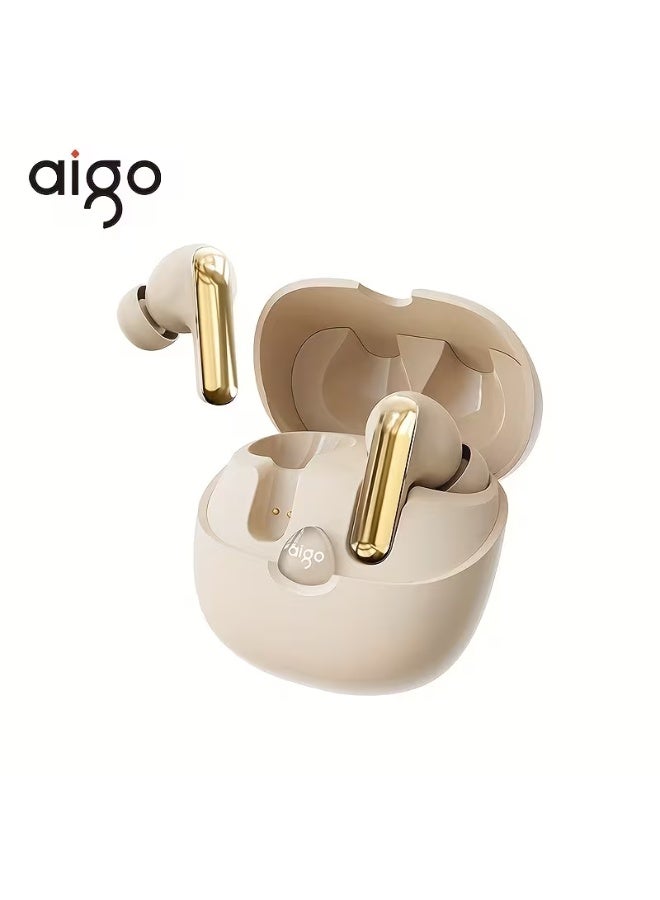 Aigo 5.4 Wireless Headphones with a Microphone, TWS In-Ear Sports Headphones, Stereo In-Ear Headphones with an LED Display, And Wireless Running Ear Hooks, Suitable for Gifts - Image 1