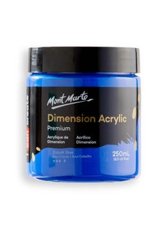 Mont Marte Premium Dimension Acrylic Paint 250ml Content Cobalt Blue  - Image 1