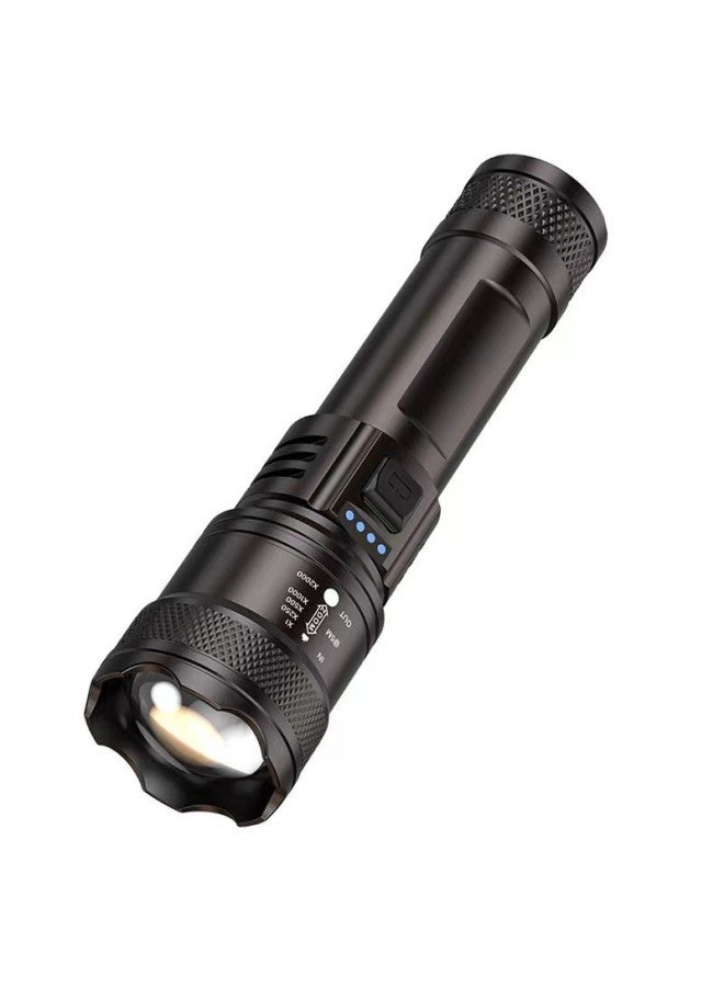 Outdoor Strong Light Flashlight Multi-function Telescopic Zoom Lighting P50 Wick Strong Light Flashlight High Power-Product Specifications:P50 ￥telescopic Zoom  - Image 5