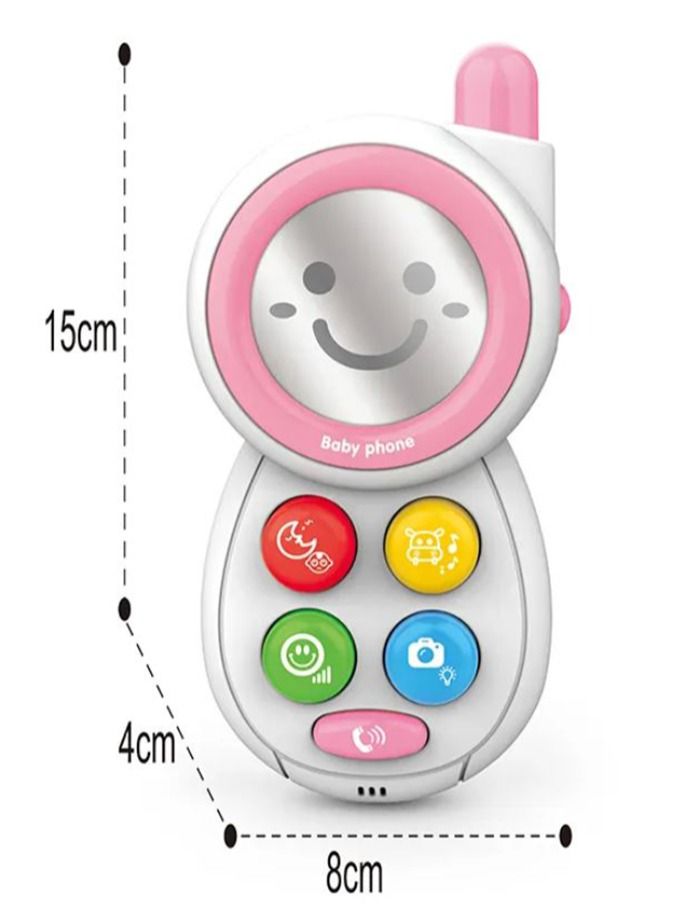 Filly Early Educational Musical Baby Mobile Cell Phone Toy For Kids - Image 4