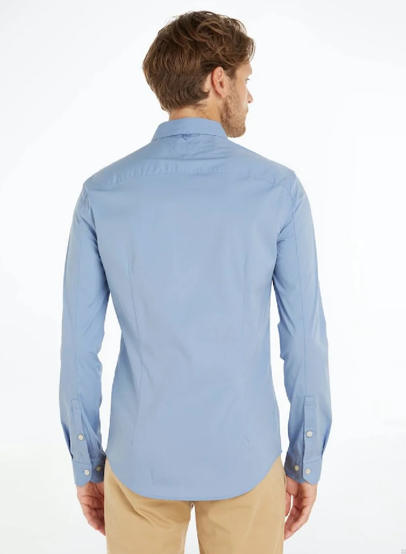 Tommy Jeans LAVENDER LUSTRE Slim Stretch Shirt for Men | Best Price UAE
