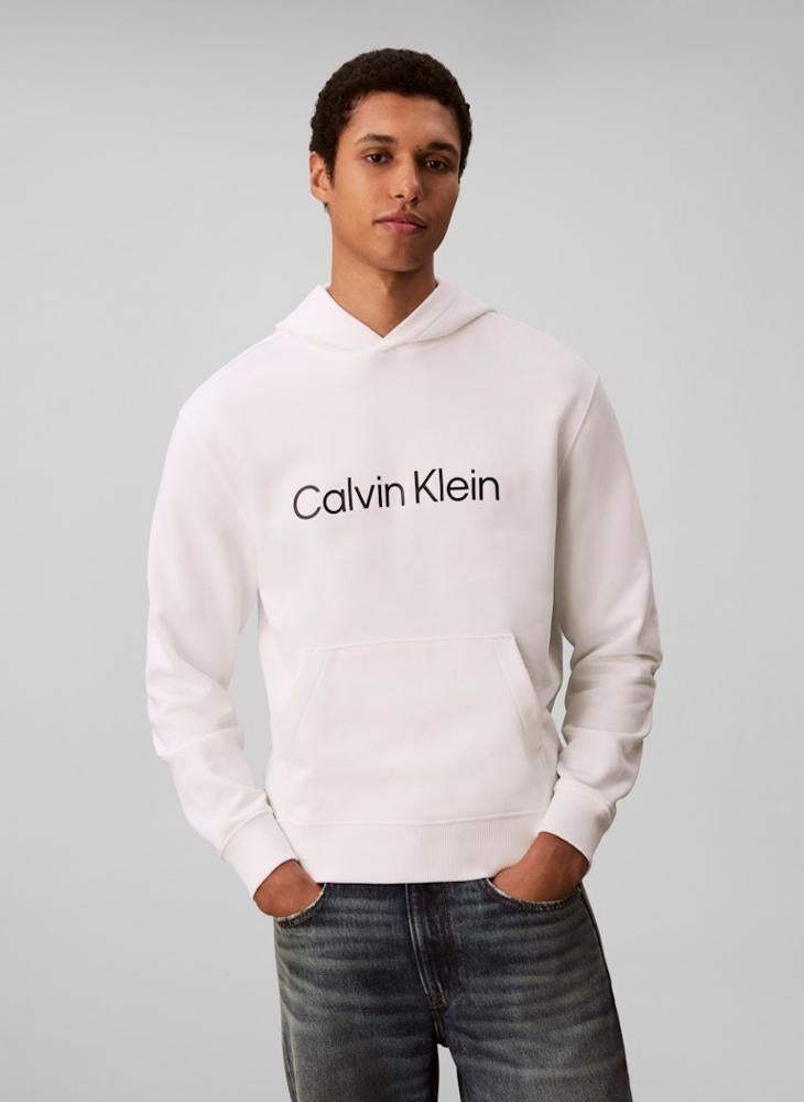 CALVIN KLEIN Long Sleeve Logo Graphic Hoodie  - Image 1