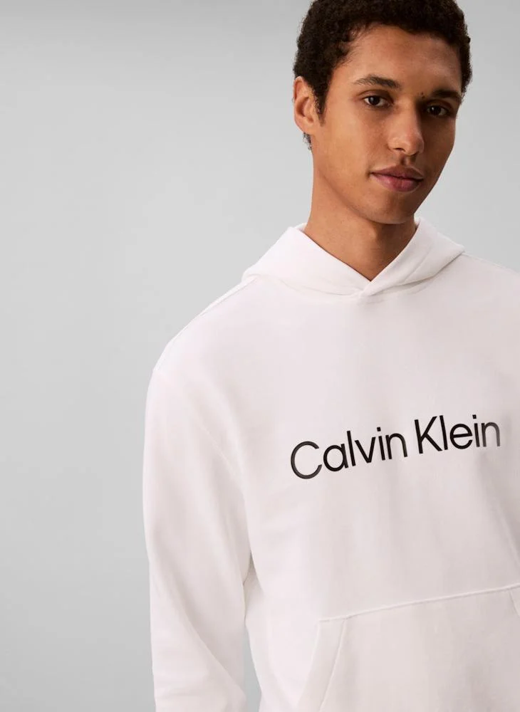 CALVIN KLEIN Long Sleeve Logo Graphic Hoodie