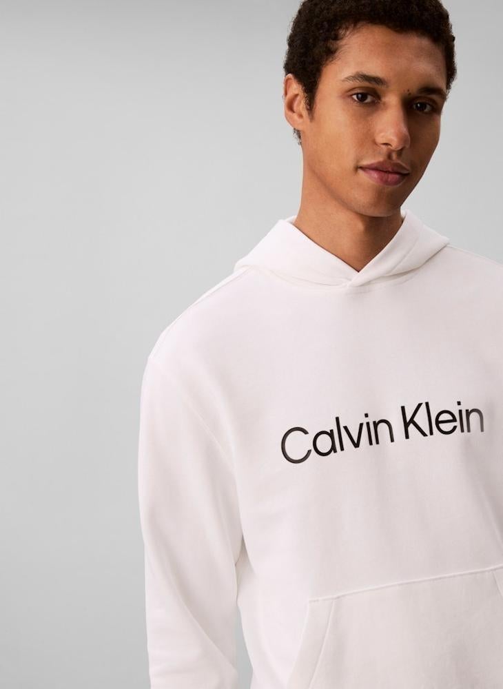 CALVIN KLEIN Logo Terry Hoody - Image 4