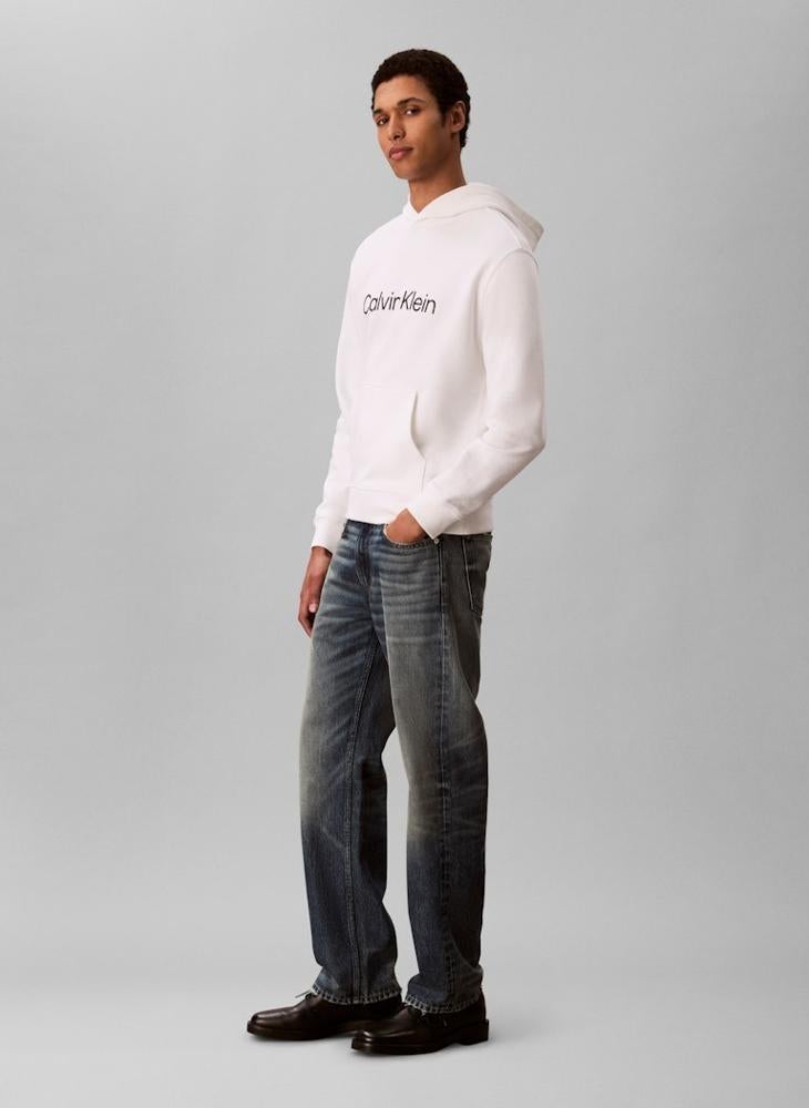 CALVIN KLEIN Logo Terry Hoody - Image 3