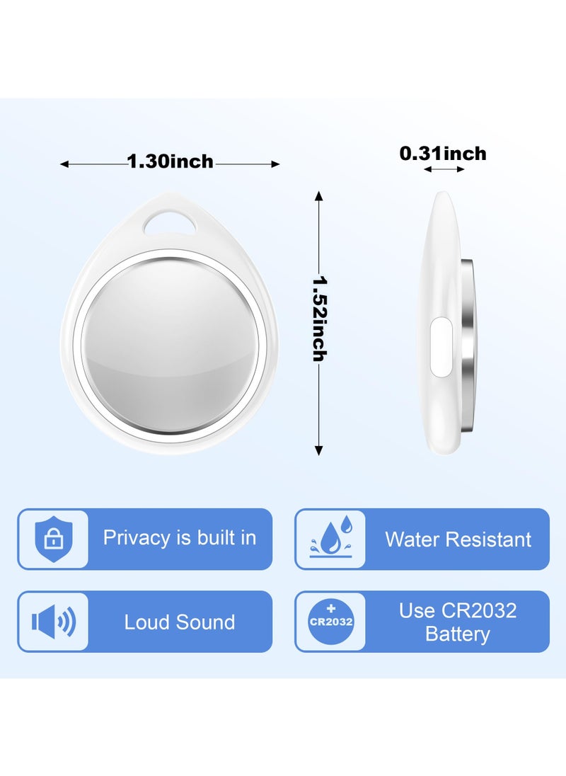 روكيو - علامات Air Tags-1 Pack Item Finder تعمل مع تطبيق Find My (iOS فقط) من Apple، علامات تعقب للمفاتيح والأمتعة وحقيبة الظهر، لون أبيض (غير مناسب لنظام Android) - Image 1