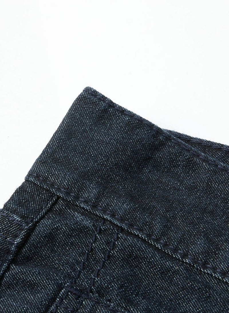 GIORDANO Men's Mid Rise Slim Fit Zipper Jeans - Image 3