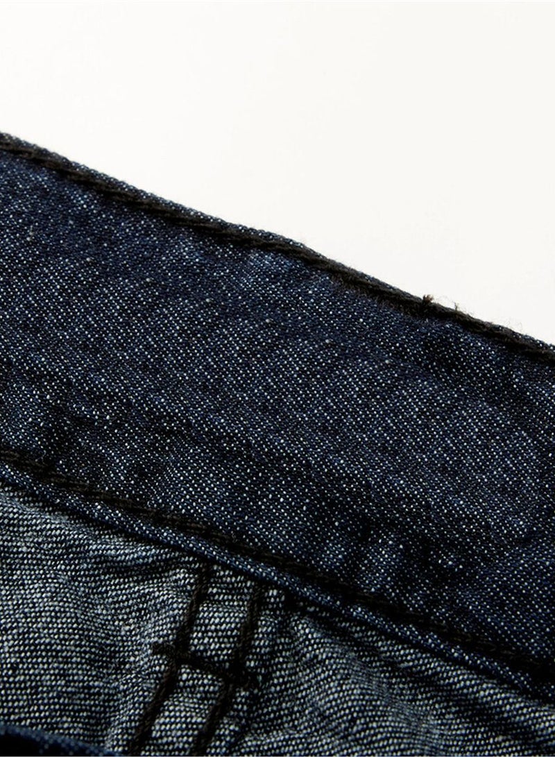 GIORDANO Men's Mid Rise Slim Fit Zipper Jeans - Image 4