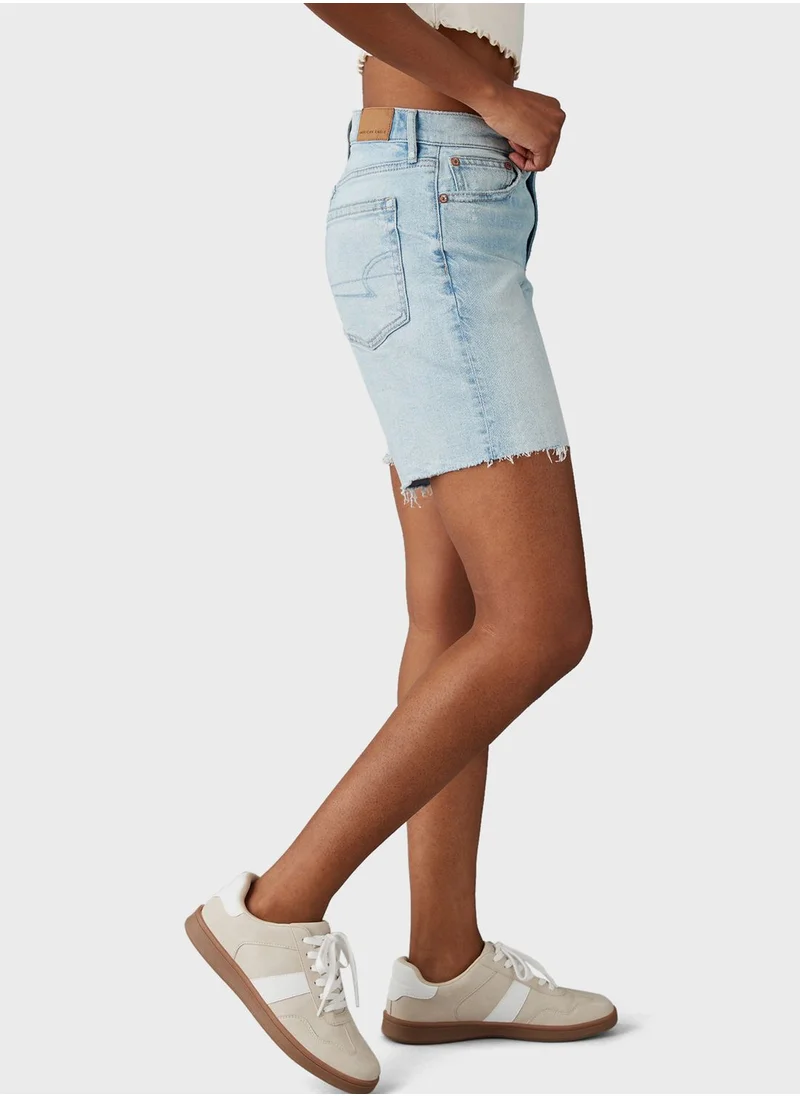 American Eagle Pocket Detail Ripped Shorts