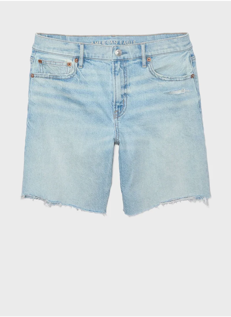 American Eagle Pocket Detail Ripped Shorts