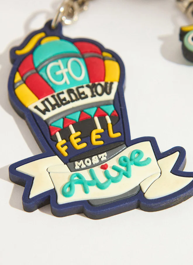 Chumbak  Chumbak Classic Go Where You Feel Keychain  | Best Price UAE