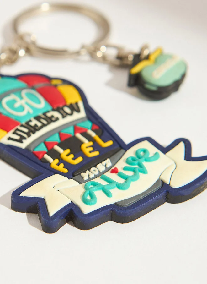 Chumbak  Chumbak Classic Go Where You Feel Keychain  | Best Price UAE