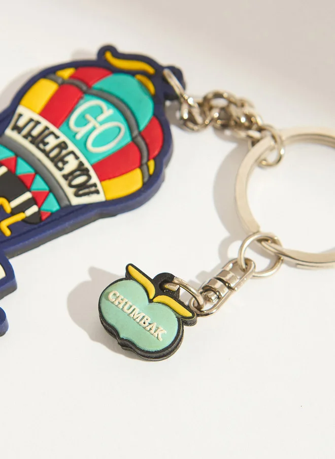 Chumbak  Chumbak Classic Go Where You Feel Keychain  | Best Price UAE