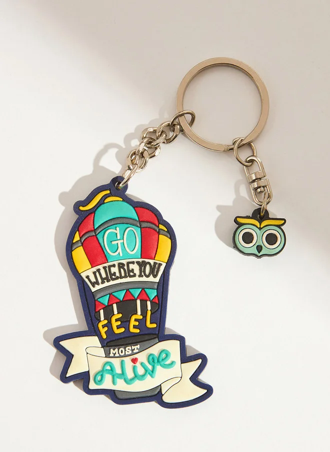 تشومباك Chumbak Classic Go Where You Feel Keychain