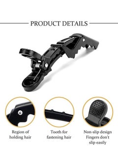 ELRINZA Crocodile Hair Clip For Women And Girl And Salon Use Styling Hairpin Salon Styling 6 Pcs  - Image 4