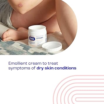 e45 E45 Cream 350 g E45 Cream for Dry Irritated Skin Moisturiser to Soothe Dry Sensitive Skin Dermatologically Tested Eczema Dermatitis Cream NonGreasy Body Face Hand Cream Clinically Proven - Image 3
