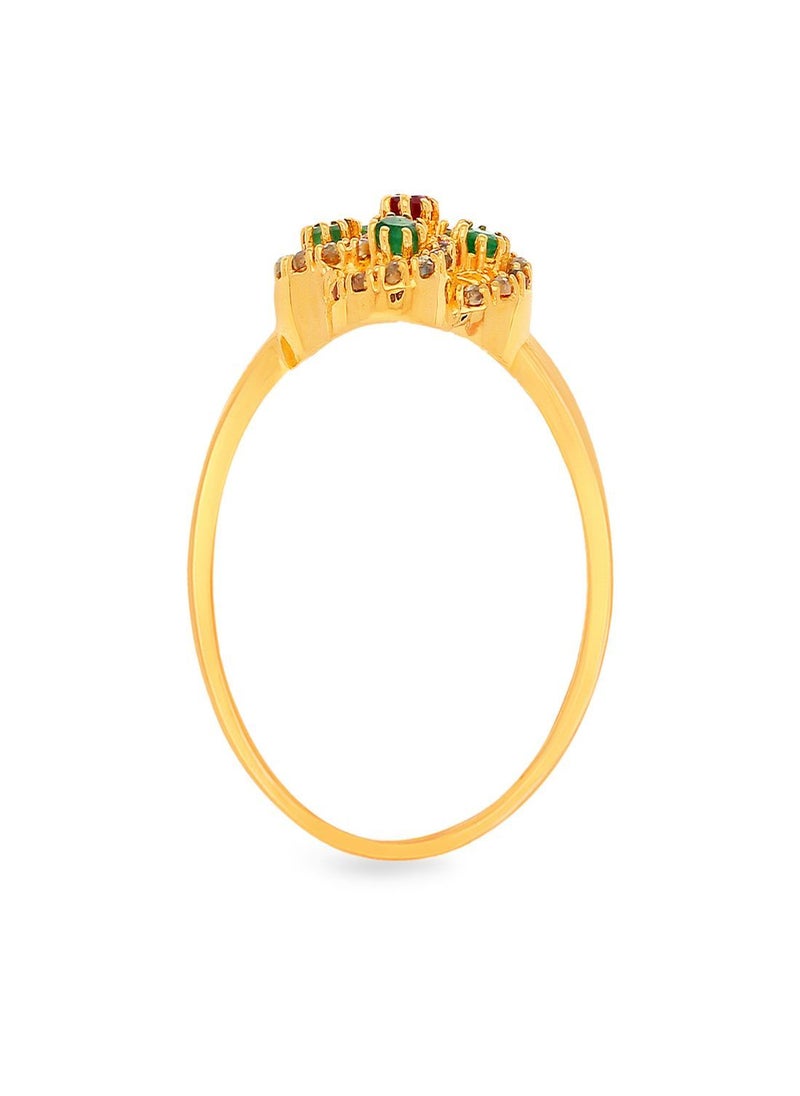 Malabar Gold and Diamonds - Malabar Gold and Diamonds 22 Carat 916 Purity Uncut Diamond Ring EGNPRE193RN1Y14 - Image 1