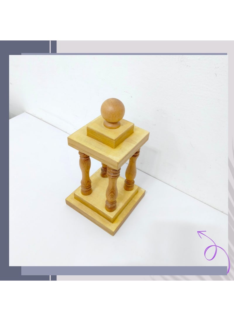 ماركة غير محددة فانوس خشب طبيعي قابل للتلوين  - Image 4