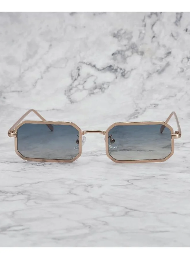  اكسبليست باوتس نظارات شمسية أنيقة للجنسين مورفي أسود بتدرج أخضر إلى أصفر