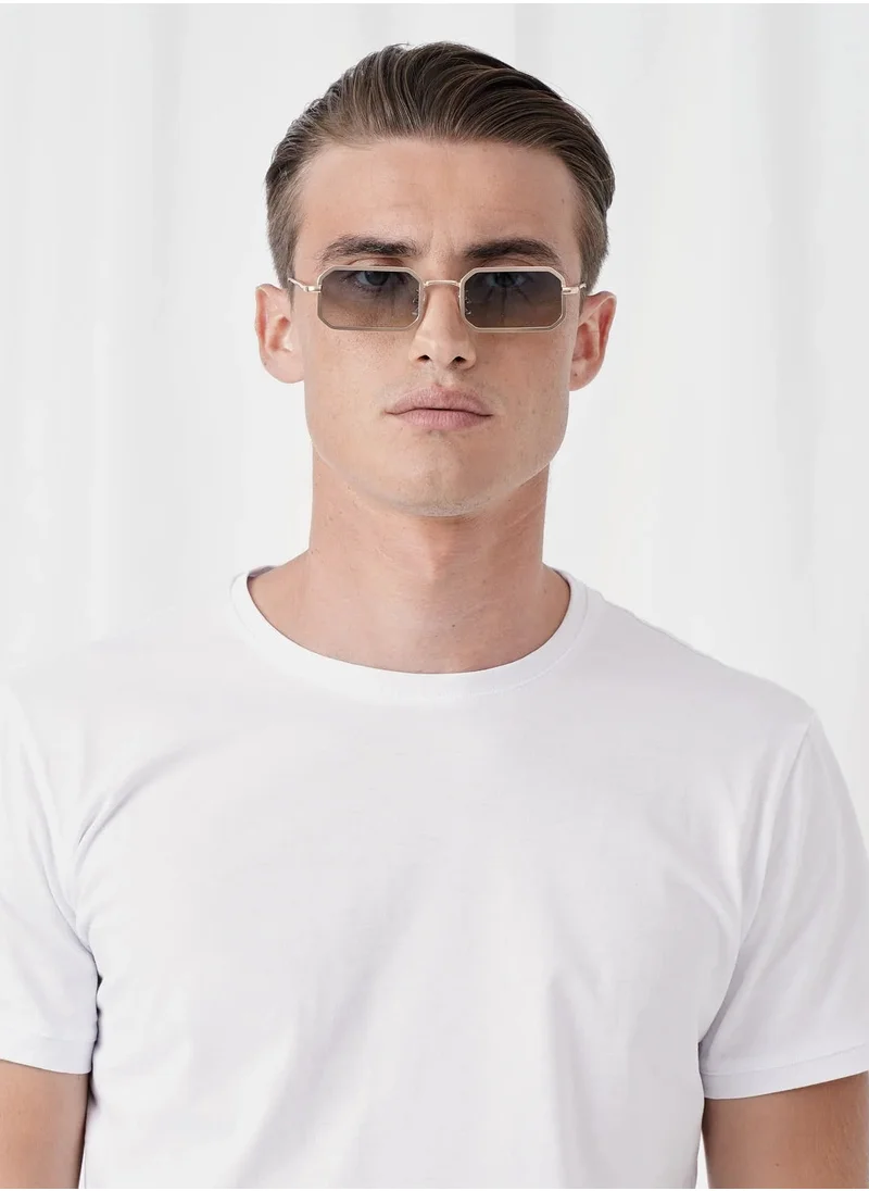 Explicit Poets Explicit Poets Unisex MURPHY Black - Gradient Green to Yellow Stylish Sunglasses, 47EP12