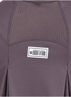 Styli Gymspire Edition - Label Text Print Mesh Insert Short Sleeve Top  - Image 4
