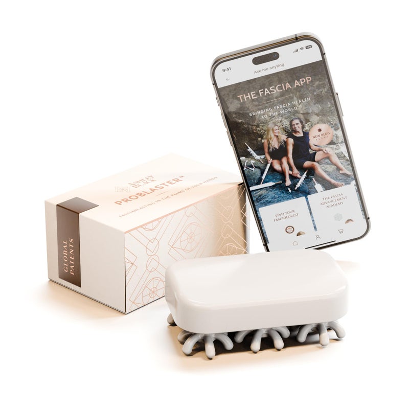 FasciaBlaster The ProBlaster Handheld by Ashley Black Scientifcally Proven MyoFascial Tools Gentle Massage with Effective Results Releive Full Body Tension and AntiCellulite