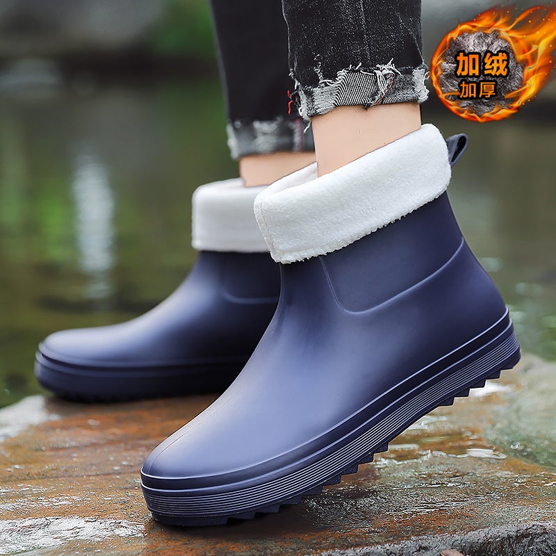 Rain Boots Men''s Rubber Shoes Spring 2025 New Labor Protection Shoes Work Rain Boots Men''s Fishing Shoes Water Shoes - Image 1