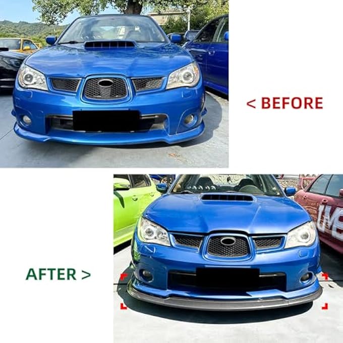 AUSMILA جناح أمامي للسيارة لسيارة سوبارو إمبريزا WRX STI 2006-2007 - Image 4