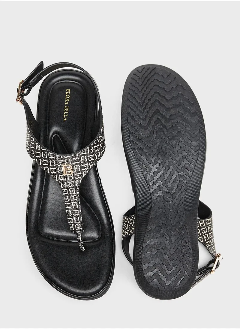 شو اكسبرس Multi Strap Flat Sandals