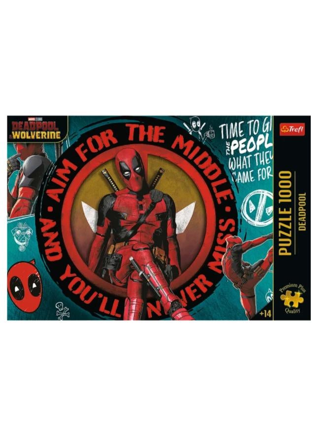 Trefl Puzzle Premium Plus Quality – Deadpool 1000 Pcs - Image 2