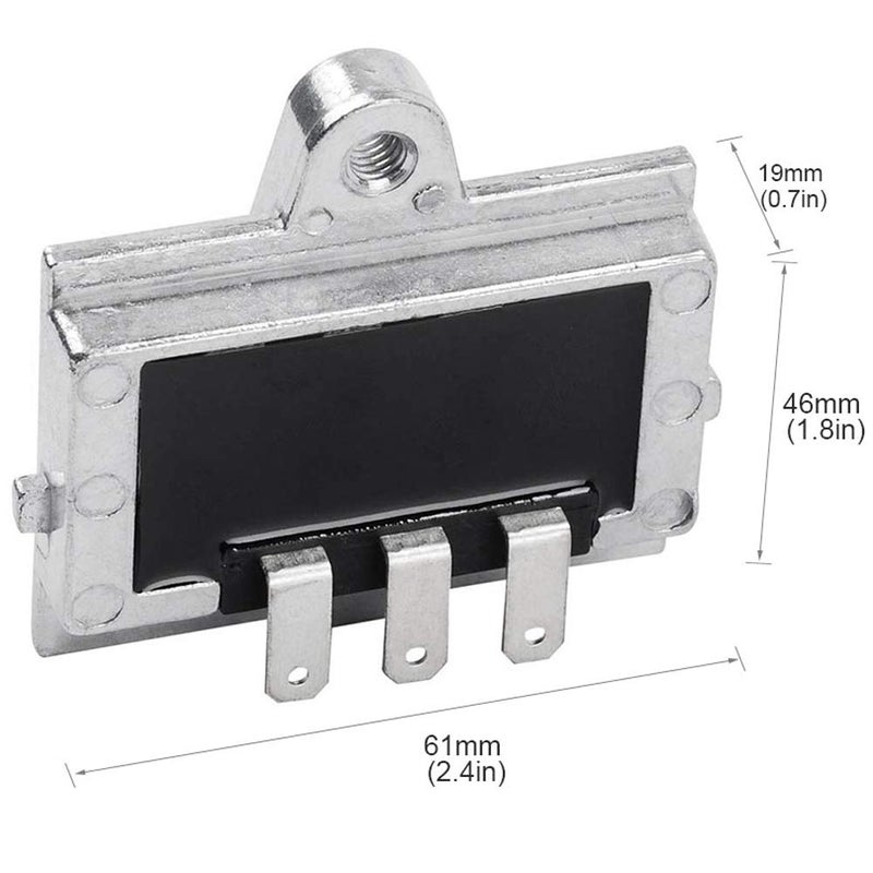 HIFROM Voltage Regulator Rectifier Replacement for Onan P-Series 16 17 18 19 20HP 20 Amp 191-1748 191-2106 191-2208 191-2227 John Deere 318-420 - Image 3