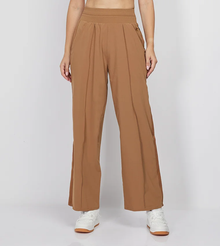 BEVERLY HILLS POLO CLUB Elastic Waist Wide Leg Pants