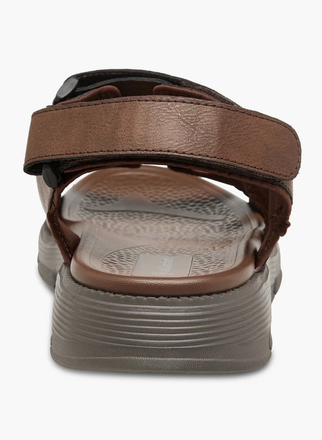 Le Confort Brown Men Hook & Loop Sandals for Men | Best Price UAE