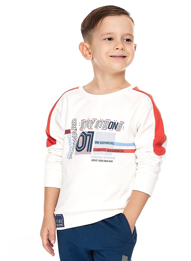 Victor And Jane Boys Multi Graphic Sweatshirt and Joggers Set - Image 4