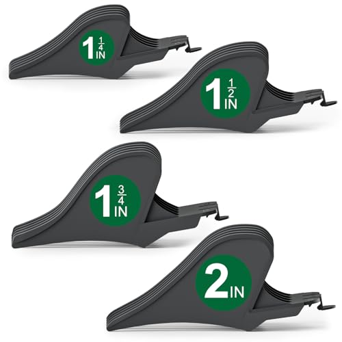 CR8GR8 Clipper Guards Set, 4 Pack 1.25", 1.5", 1.75", 2" Compatible with Most Wahl Clippers, Gray Replacement Guides - Image 1