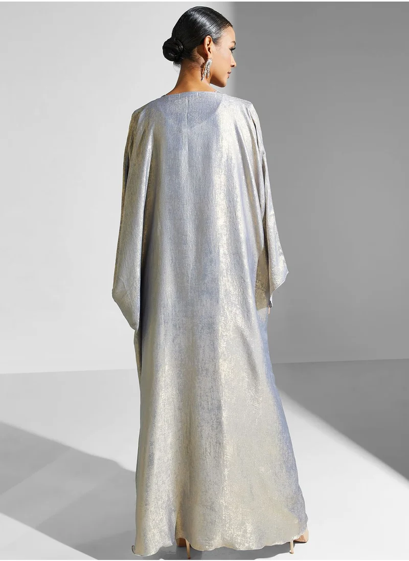 خزانة Shimmer Open Front Abaya