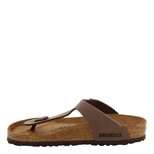 Birkenstock Gizeh Unisex Leather Sandals, Mocha, 5 UK - Image 4